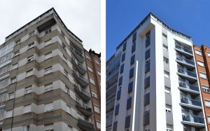 Rehabilitación de fachadas en Barcelona, Sate en Barcelona.
